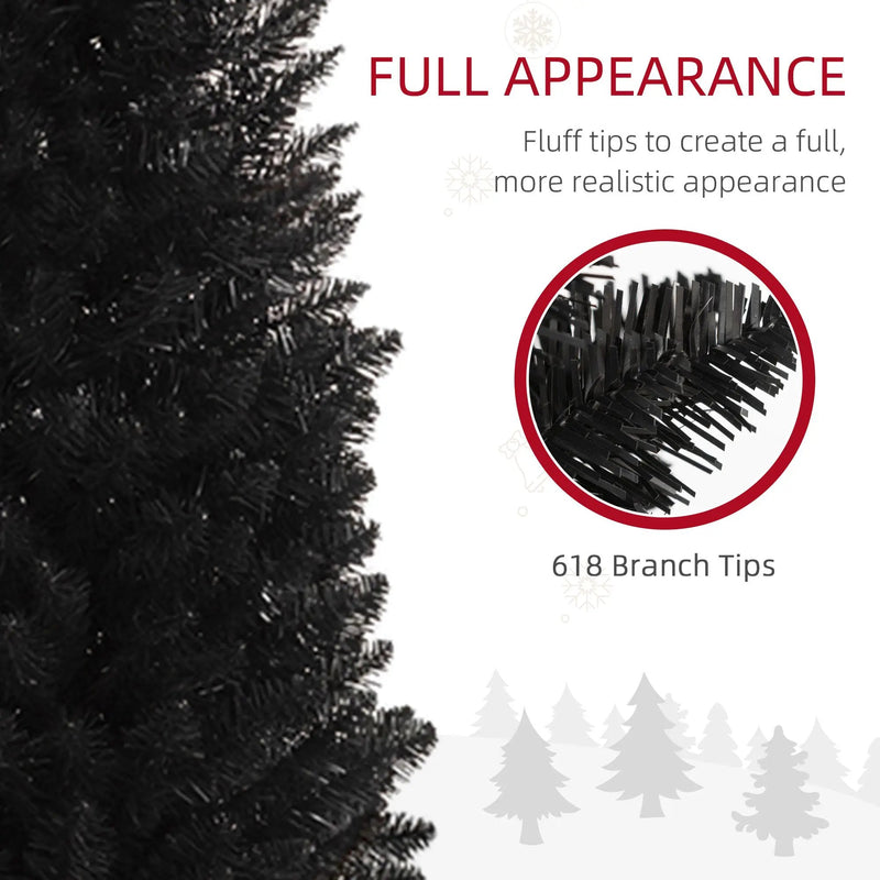 HOMCOM 8' Artificial Pencil Christmas Tree by HouseOfZazla