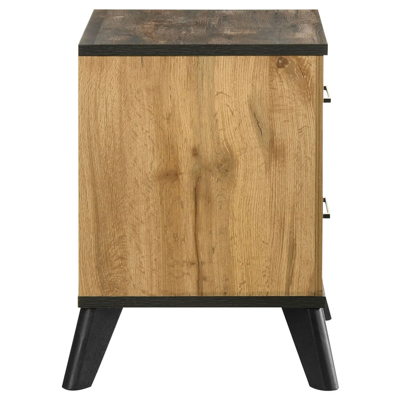 Kaywood 2-drawer Nightstand Bedside Table Natural Pine by Unique Piece Furniture