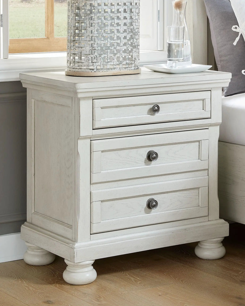 Robbinsdale - Two Drawer Night Stand - Antique White by Unique Piece Furniture