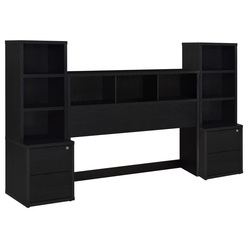 Geary - 3 Piece Bedroom Set With Bookcase Headboard by HouseOfZazla