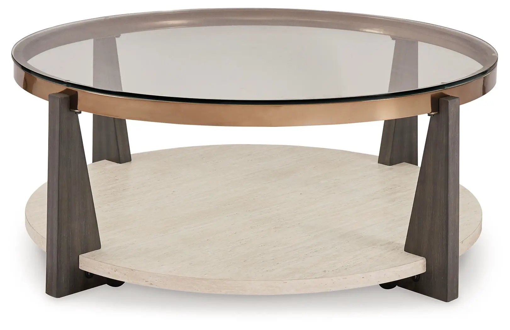 Frazwa - Round Cocktail Table - Multi by Unique Piece Furniture