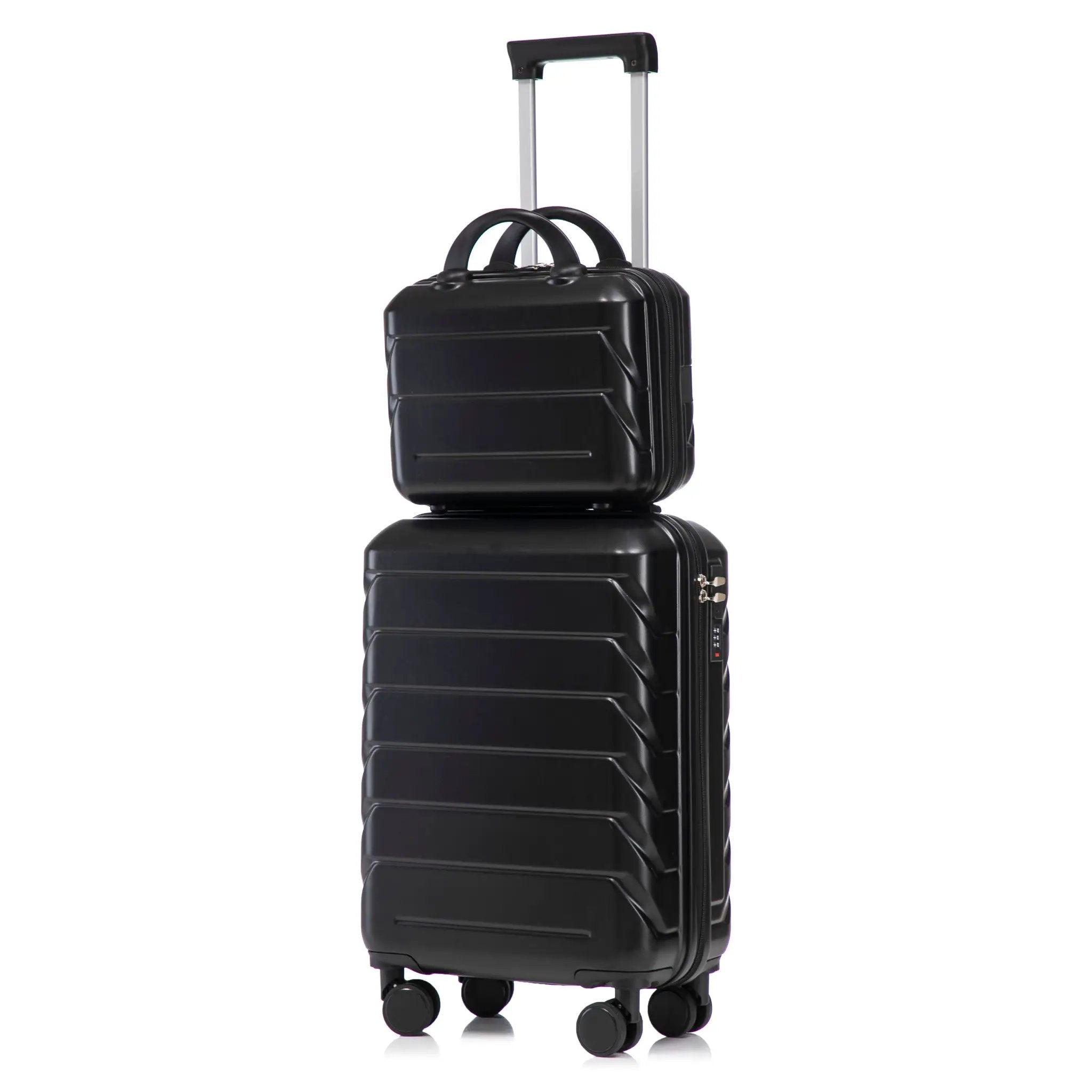 14'/20' 2-Piece ABS Spinner Wheel Luggage Set with Combination Lock by HouseOfZazla