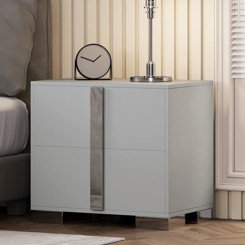Modern End Table with Drawers by HouseOfZazla