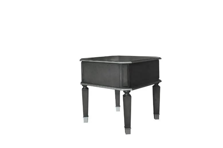 House Beatrice - End Table - Charcoal & Light Gray by Unique Piece Furniture