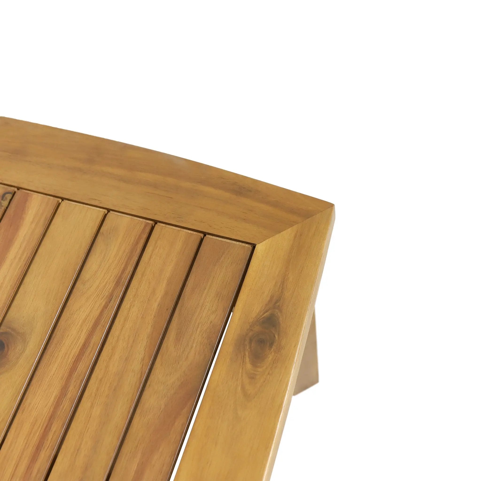 4-Pieces Acacia Wood Patio Furniture Set with Cushions by HouseOfZazla