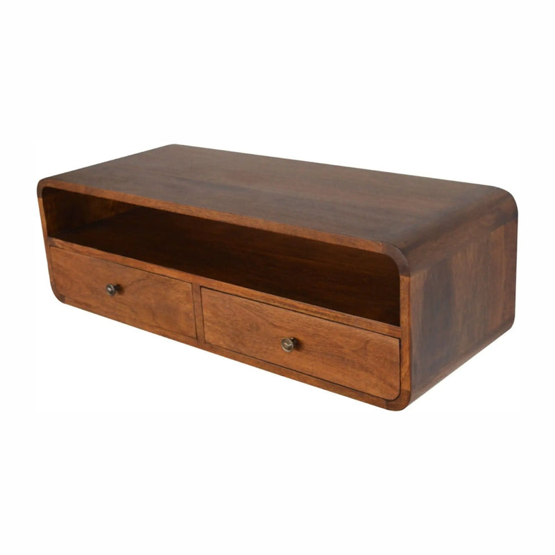 Floating Open Console - Chestnut by HouseOfZazla