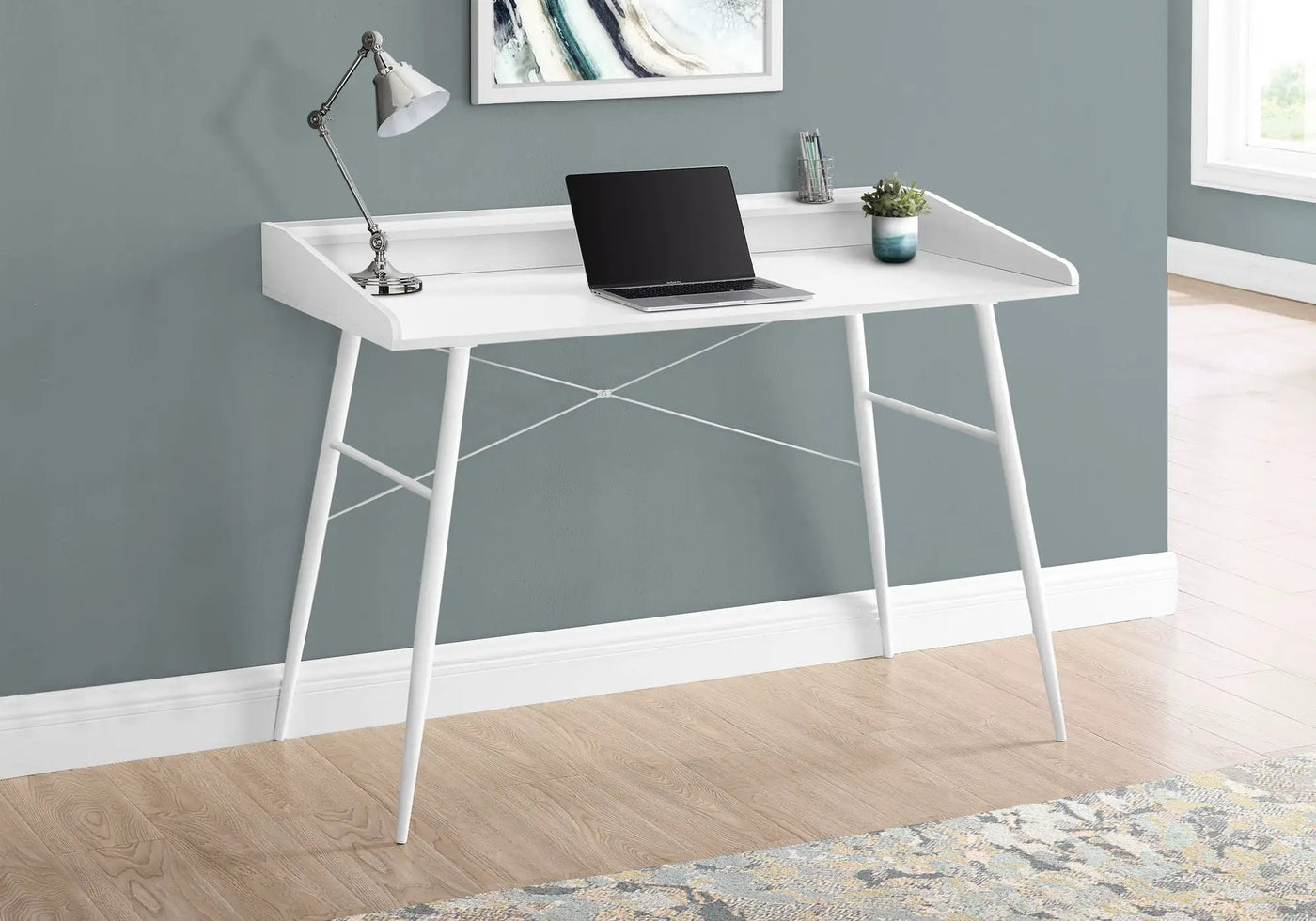 Computer Desk For Home Office, Laptop Storage Shelves, Contemporary & Modern by Unique Piece Furniture