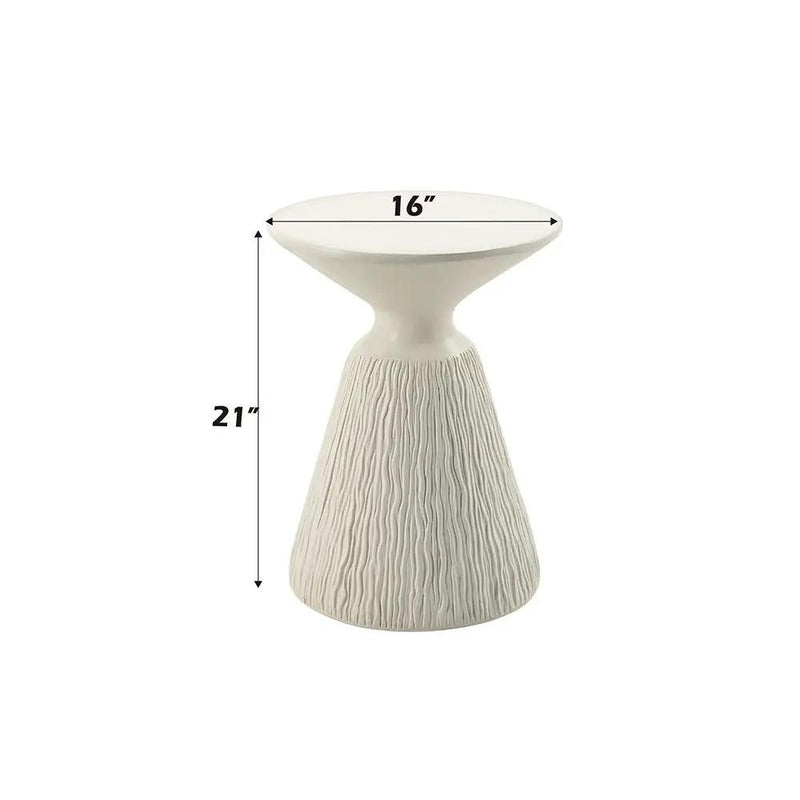 Duane - Accent Table - Natural White by Unique Piece Furniture