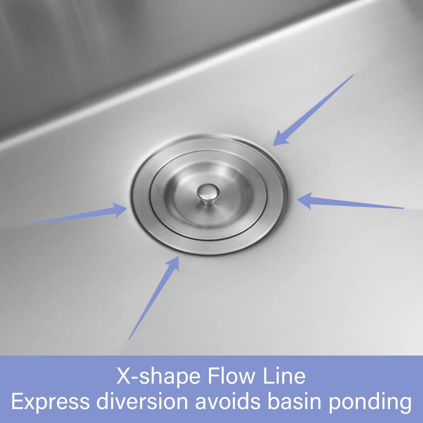 Modern Undermount Stainless Steel Kitchen Sink 16 Gauge, Deep Single Bowl by HouseOfZazla
