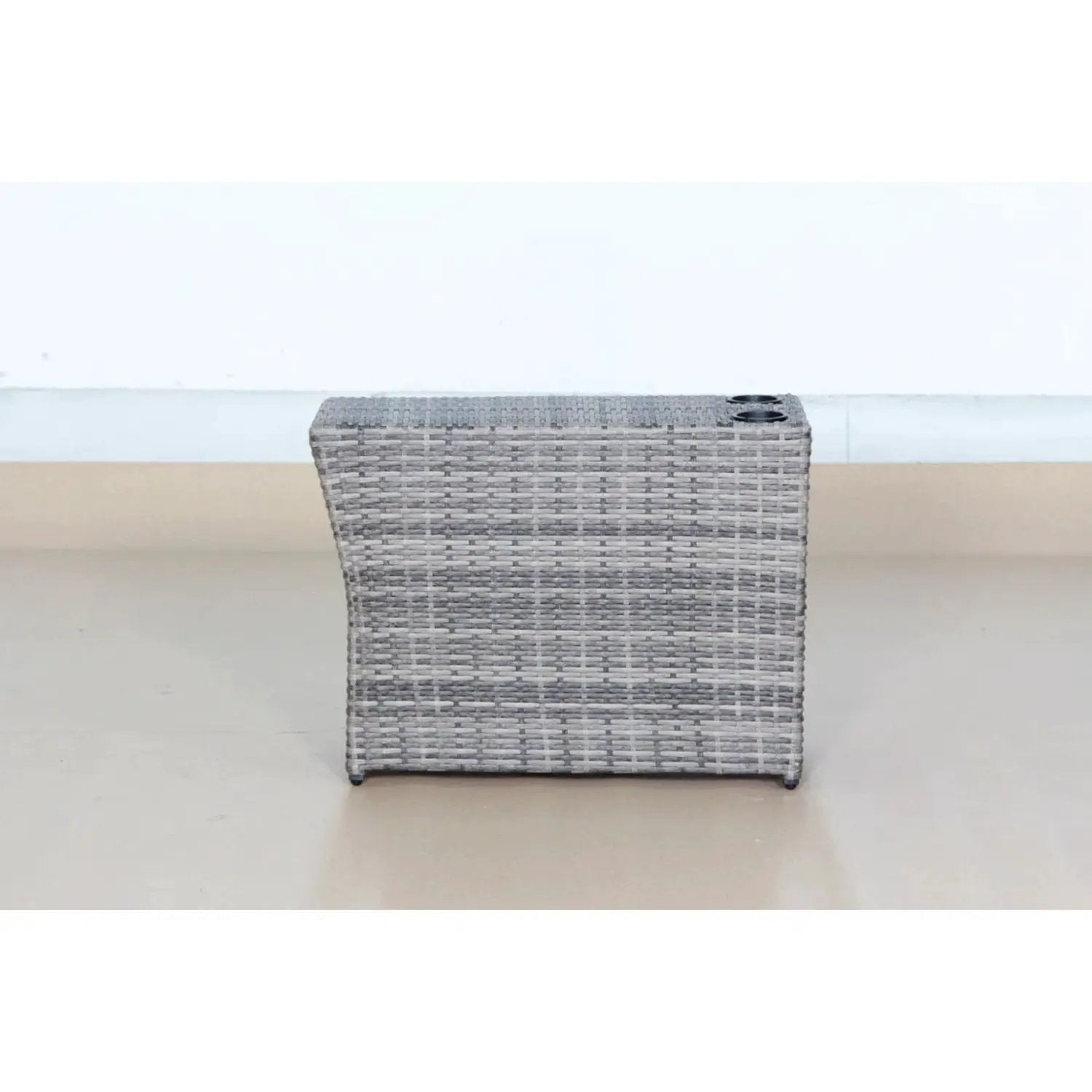 Shick Outdoor Side Table - Gray Mix by Unique Piece Furniture