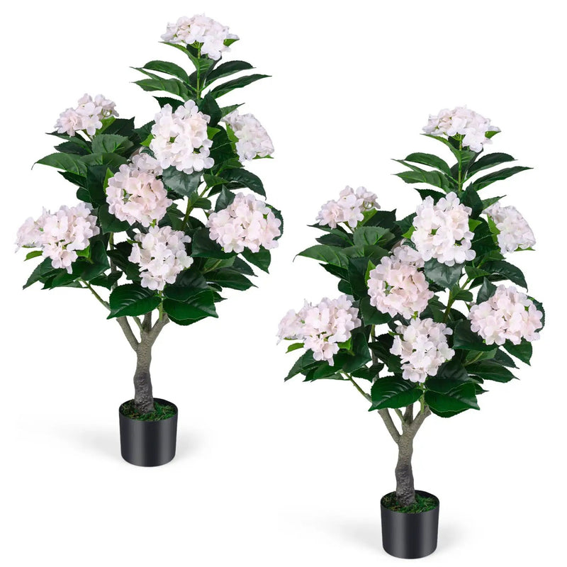 43.5" Artificial Hydrangea Tree 2 Pack by DirectDeals