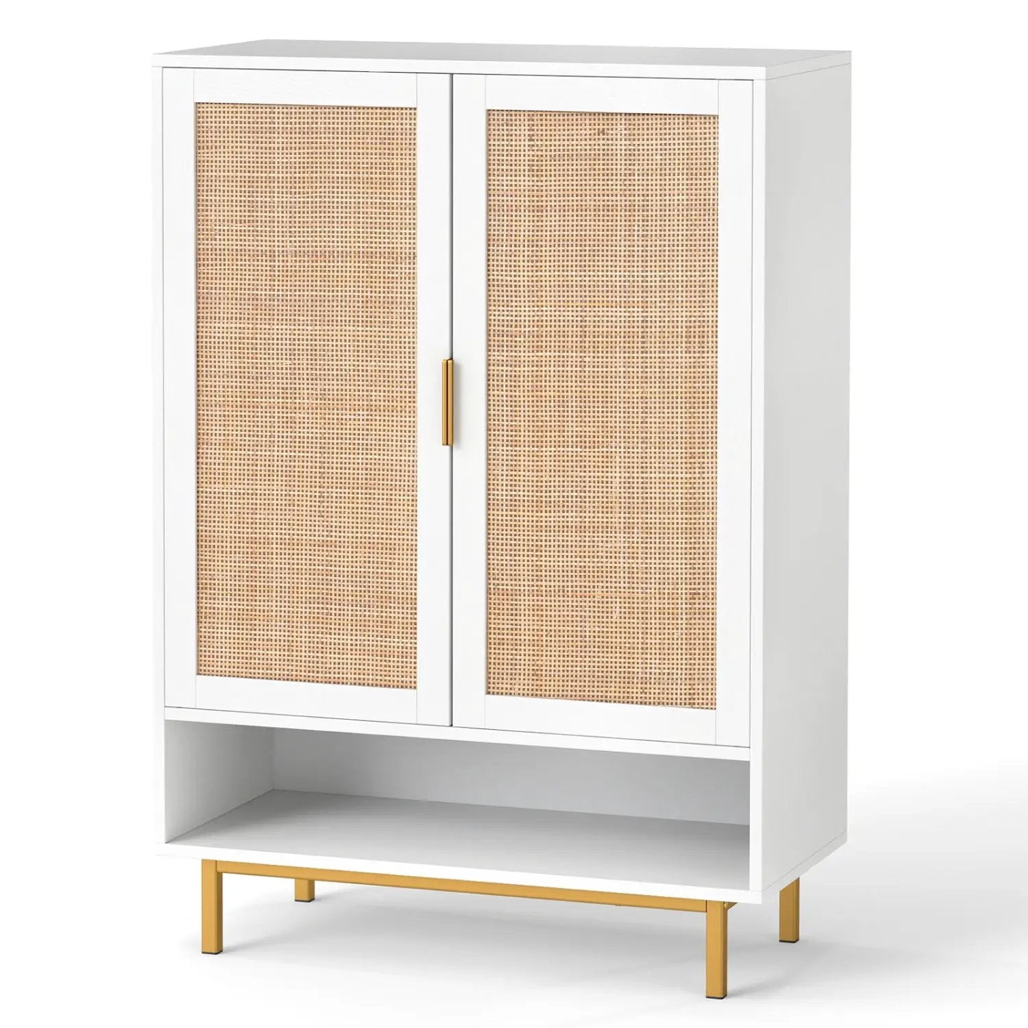 6-Tier Tall Shoe Cabinet with Double Doors - 43 Inch by DirectDeals