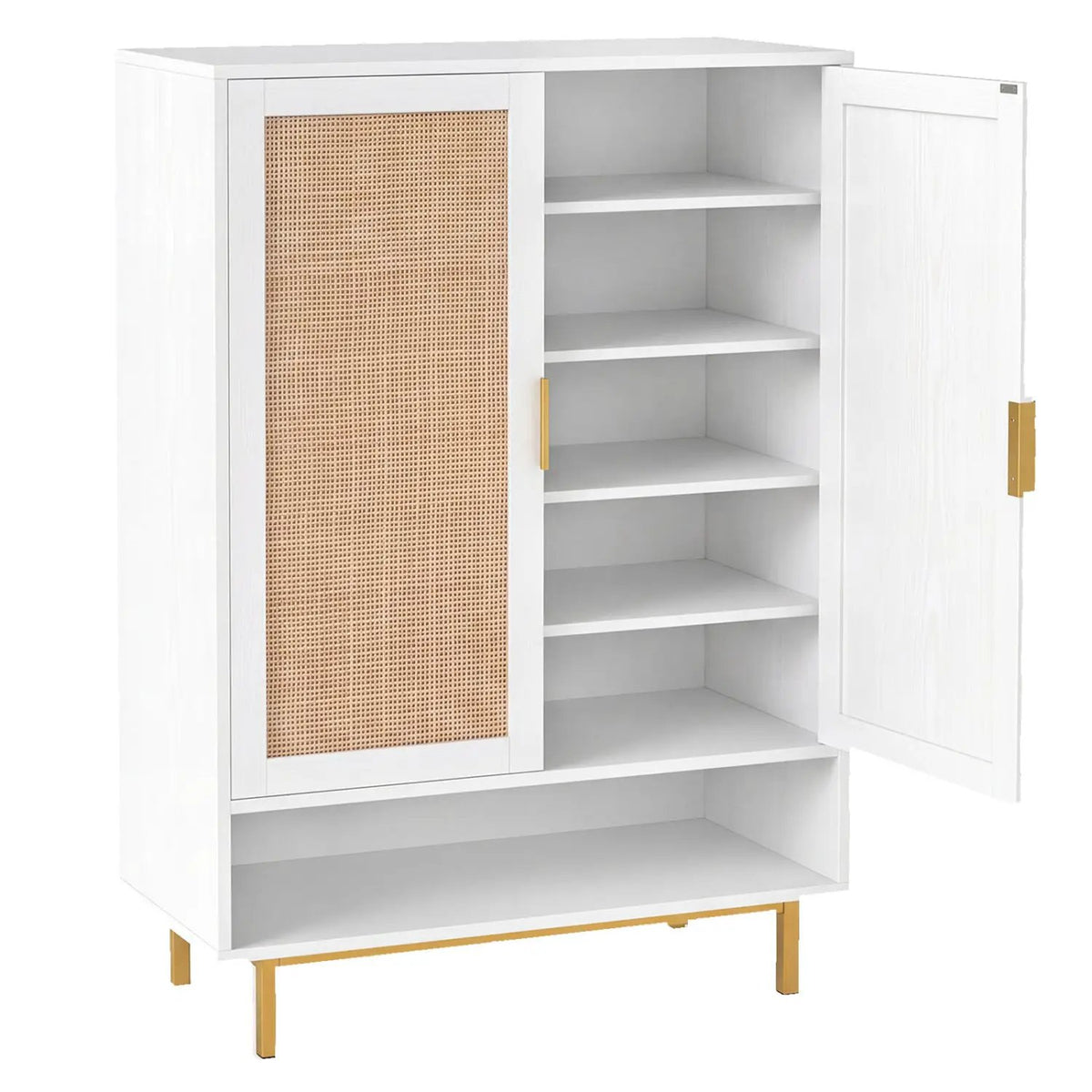 6-Tier Tall Shoe Cabinet with Double Doors - 43 Inch, photo 14 of 24