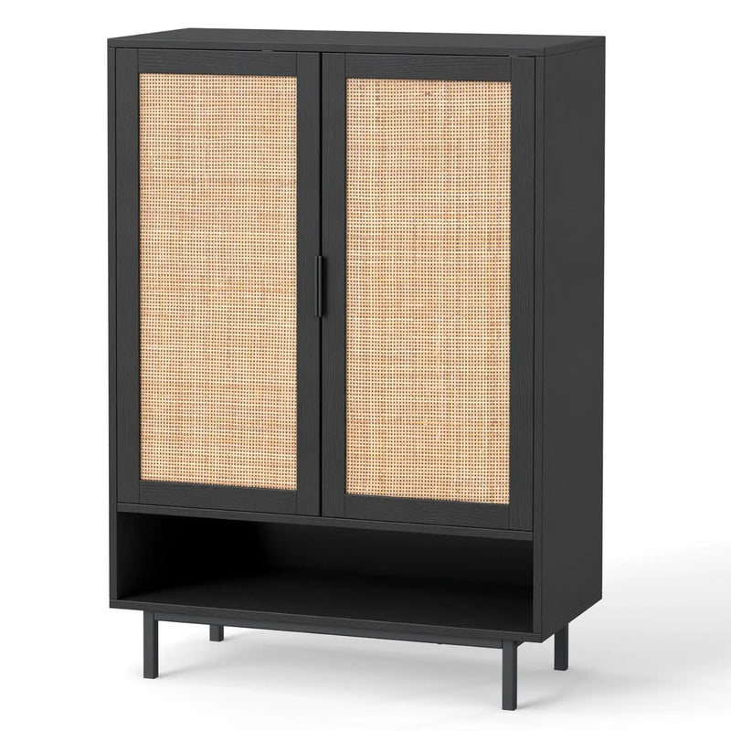 6-Tier Tall Shoe Cabinet with Double Doors - 43 Inch by DirectDeals
