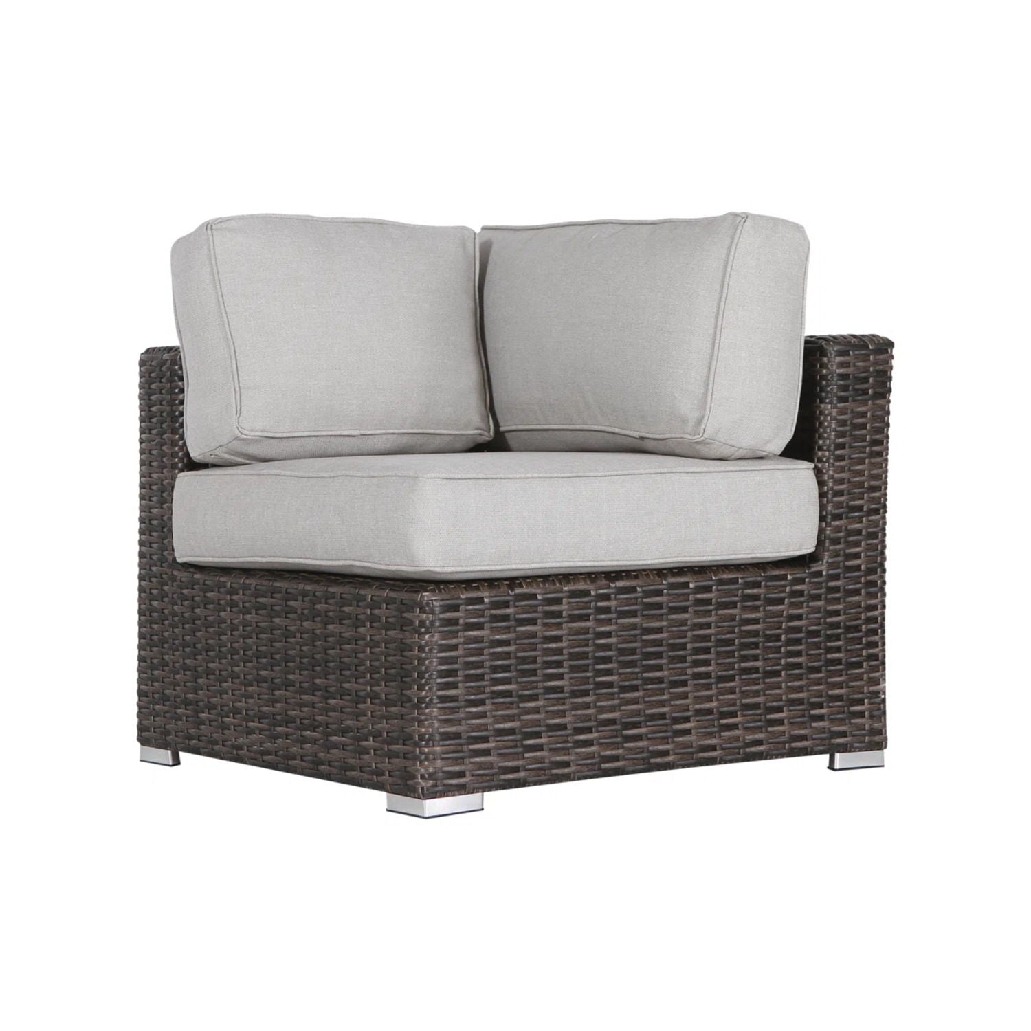 Modern Rattan Wicker Seating Group With Cushions by HouseOfZazla