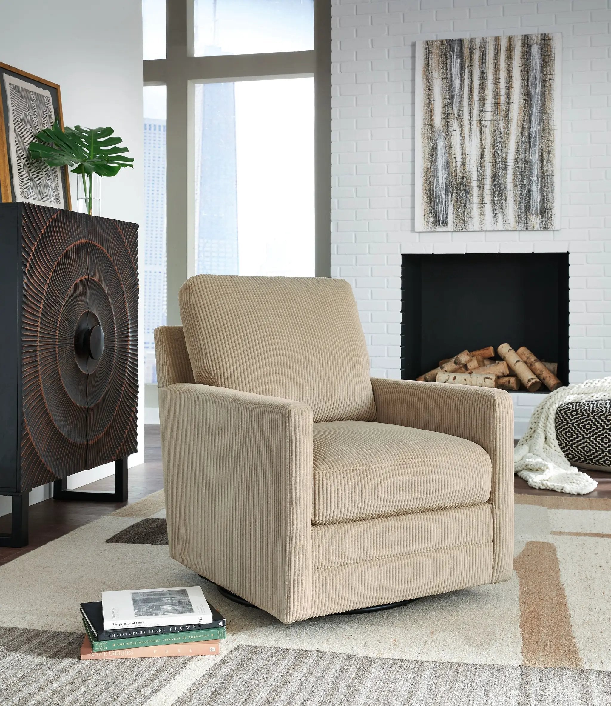 Icaman - Swivel Chair by Unique Piece Furniture