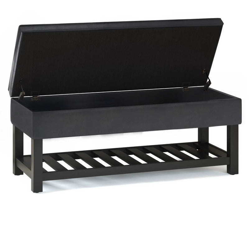Cosmopolitan - Storage Ottoman Bench With Open Bottom by Unique Piece Furniture