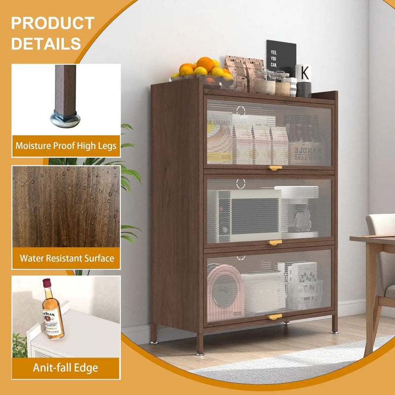 Flip Doors Cabinet, With Ample Storage Space by Unique Piece Furniture