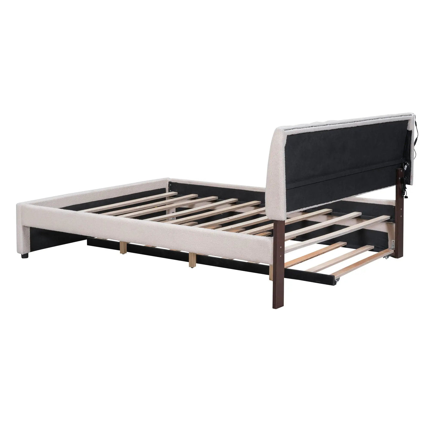 Upholstered Platform Bed With Trundle by Unique Piece Furniture