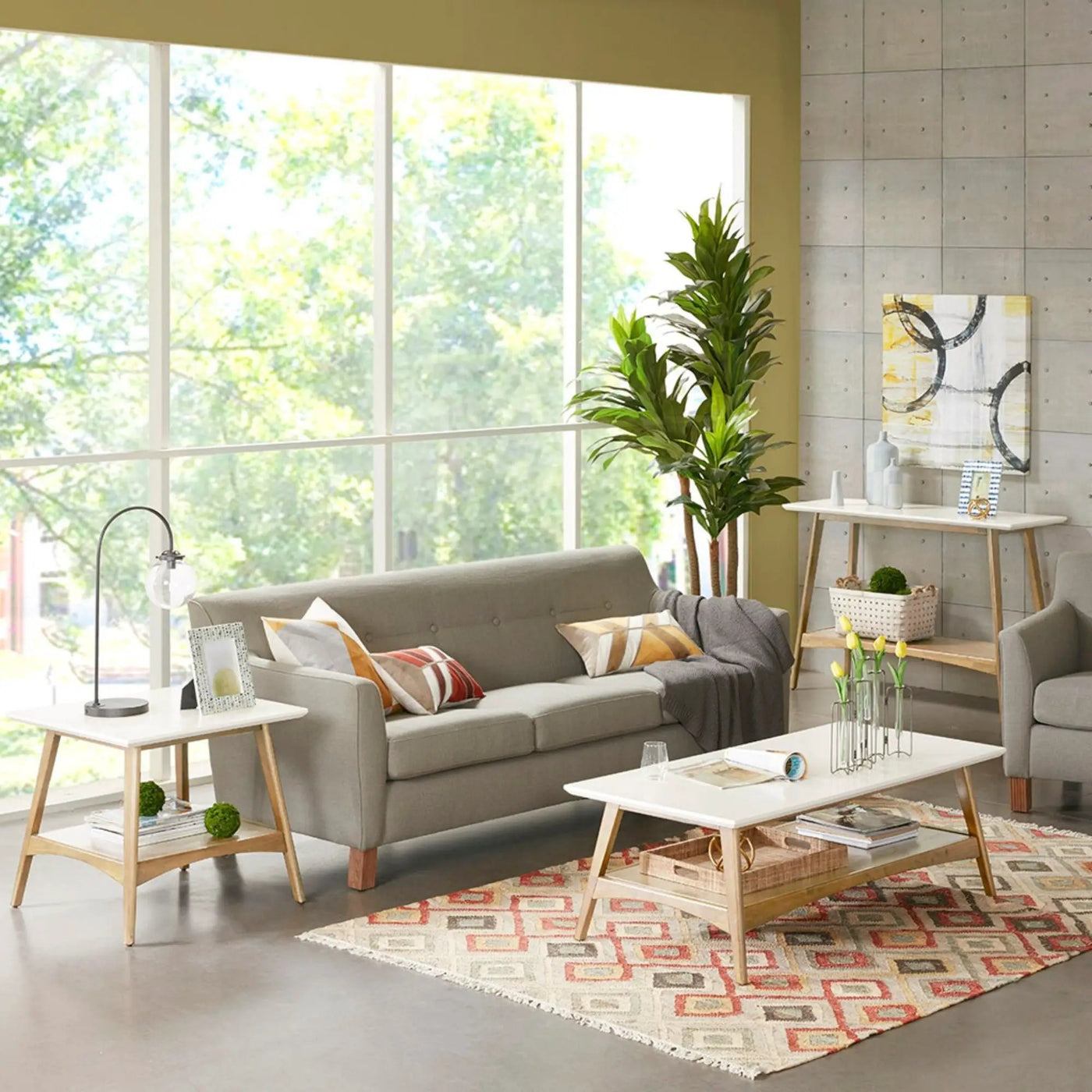 Modern Table With Extra Storage by Unique Piece Furniture