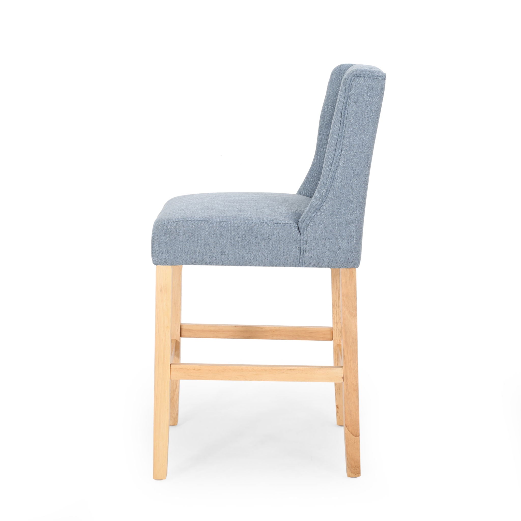 Vienna Contemporary Fabric Tufted & Wingback Counter Stools (Set of 2) by HouseOfZazla