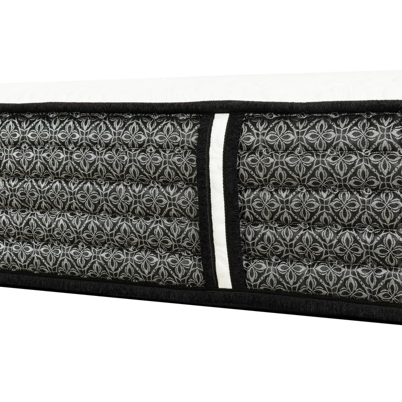 12" Premium Hybrid Mattress In A Box Soft Gel Memory Foam Top With Cooling Technology - Gray / White - Queen by HouseOfZazla