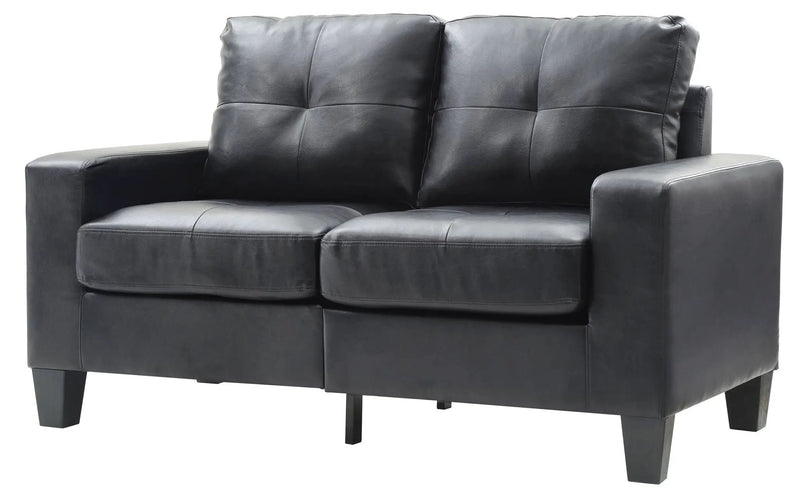 Newbury - Track Arm Loveseat For Cozy Spaces by Unique Piece Furniture