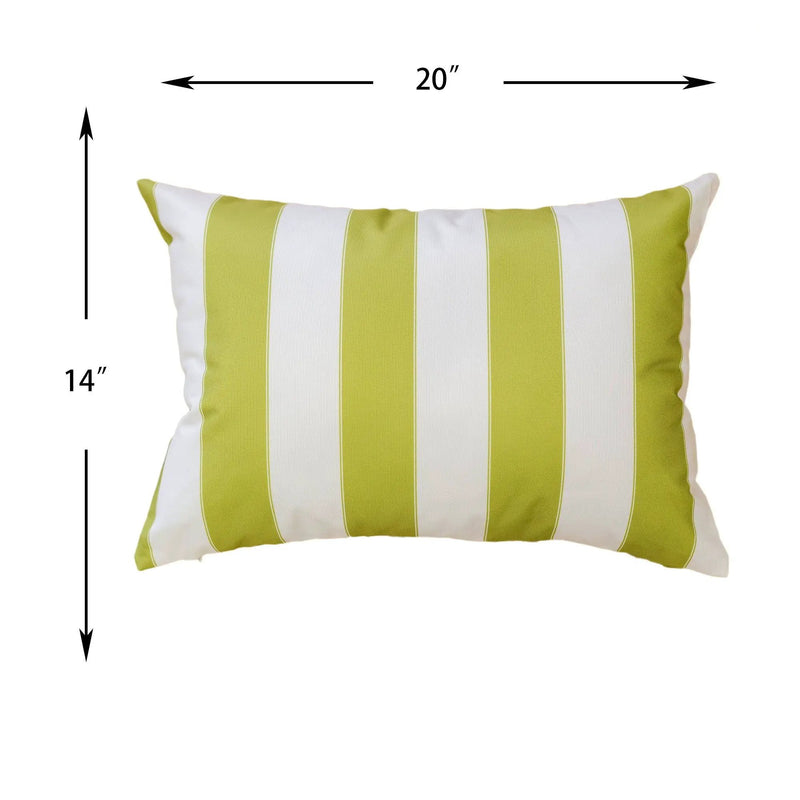 Horizon Stripe Pillow Outdoor & Indoor by HouseOfZazla