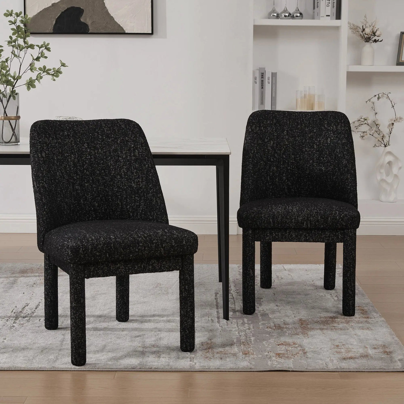 Wide Minimalist Dining Chair by HouseOfZazla