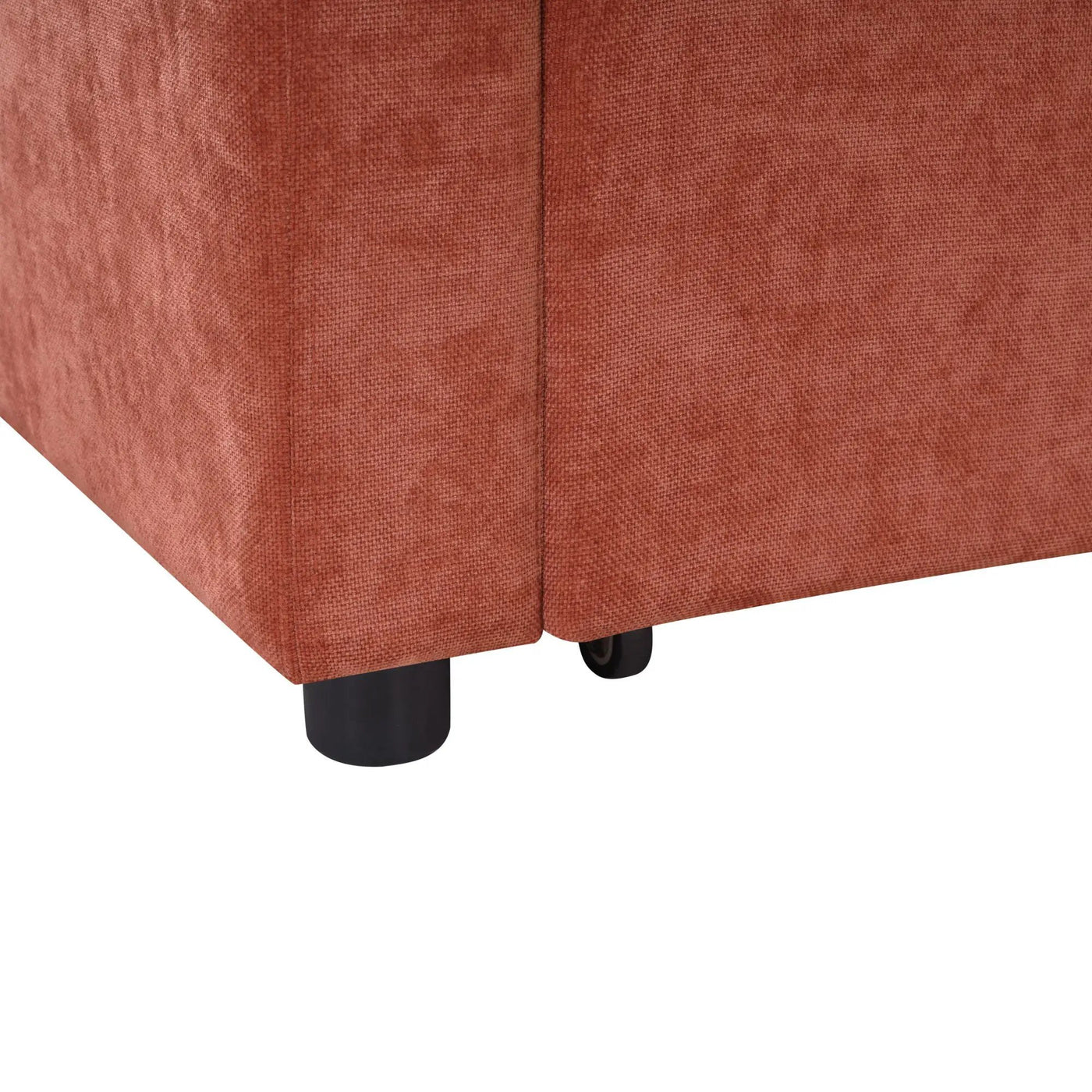 Modern L Shaped Sectional Sofa Bed With Hidden Storage Upholstery by HouseOfZazla