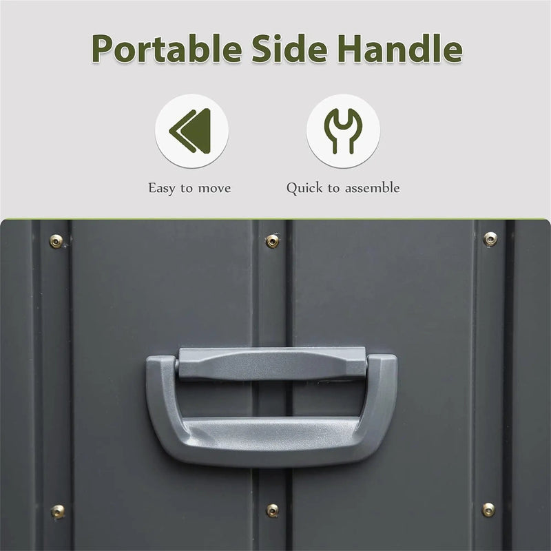 150 Gallon Outdoor Storage Deck Box Waterproof by HouseOfZazla