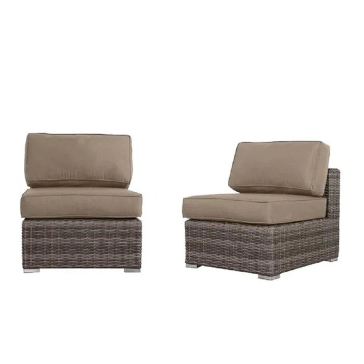 Outdoor Wicker Seating Group With Cushions, photo 13 of 38