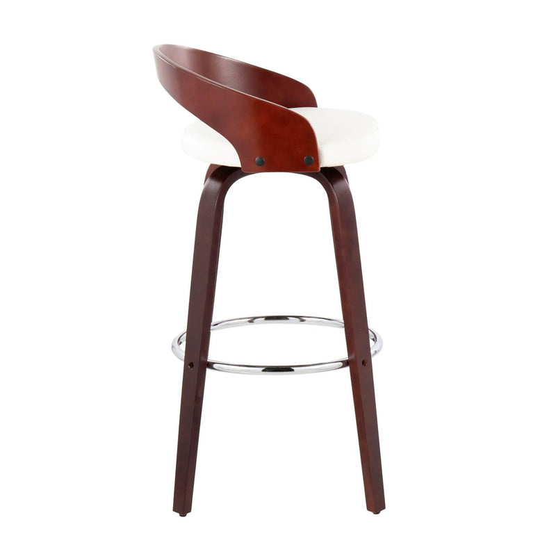 Grotto - Mid Century Elegant Design Modern Barstool With Swivel (Set of 2) by Unique Piece Furniture