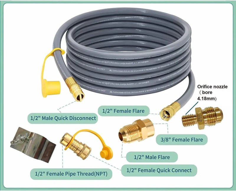 Gas Conversion Kit - Medium Gray by Unique Piece Furniture