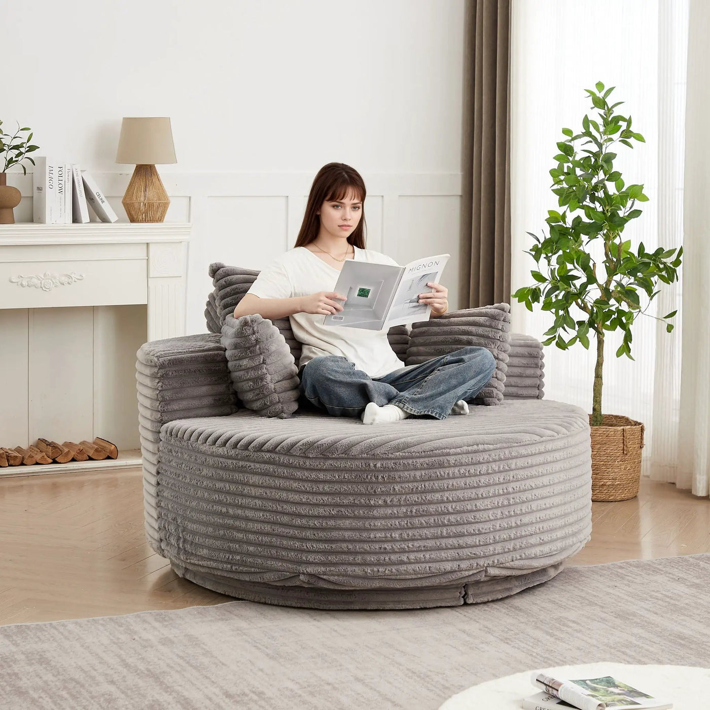 Single Sofa, Sleeper Chair For Living Room by HouseOfZazla