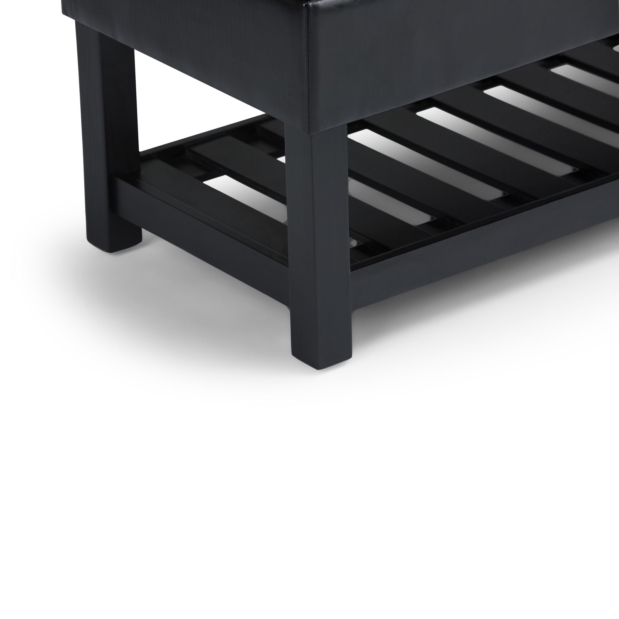 Saxon - Upholstered Transitional Storage Ottoman Bench by HouseOfZazla