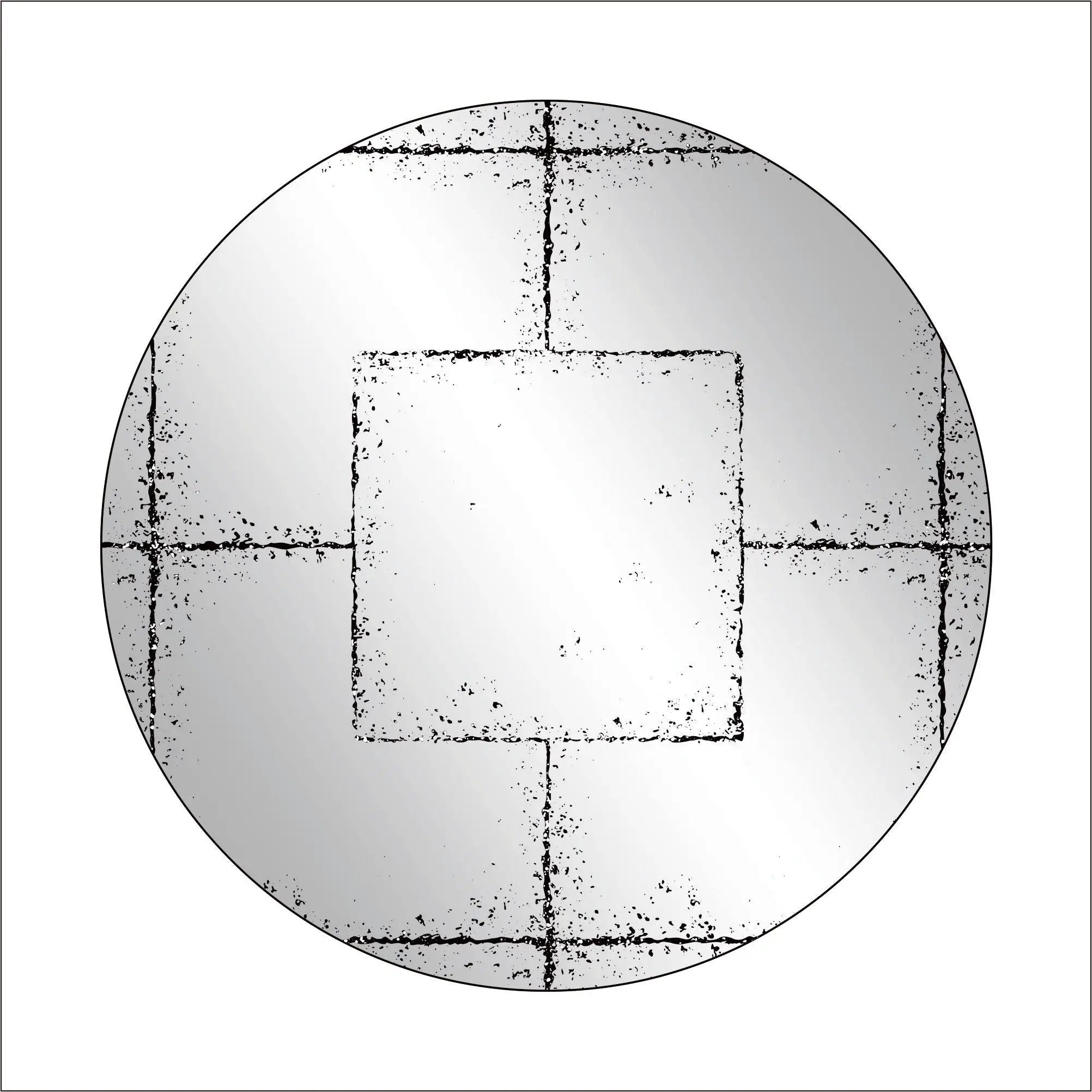 Round Wall-Mounted Mirror by HouseOfZazla