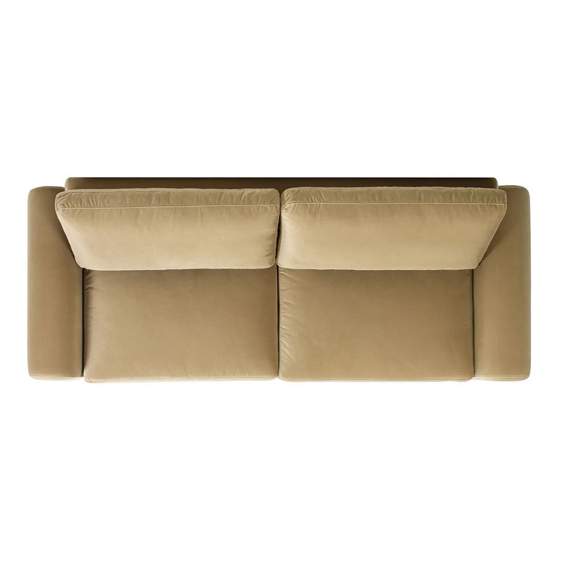Mason - Arched Arm Sofa - Camel Brown Beige by Unique Piece Furniture