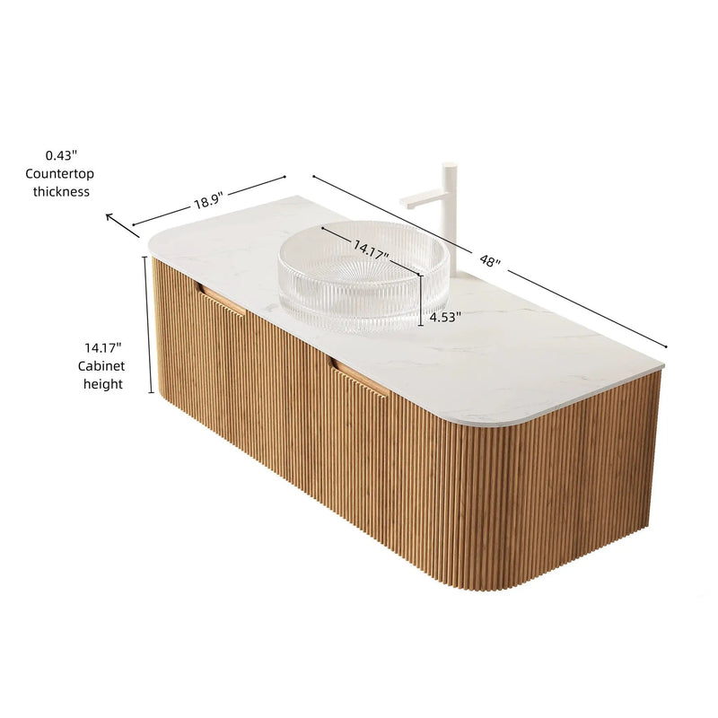 Dina 48" Bathroom Vanity & Sink by HouseOfZazla