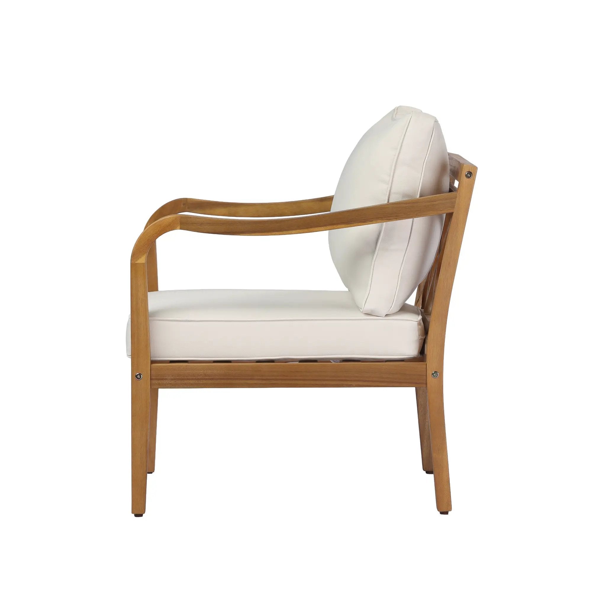 Acacia Wood Patio Furniture Club Chair by HouseOfZazla