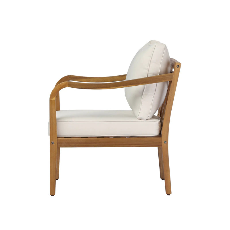 Acacia Wood Patio Furniture Club Chair by HouseOfZazla