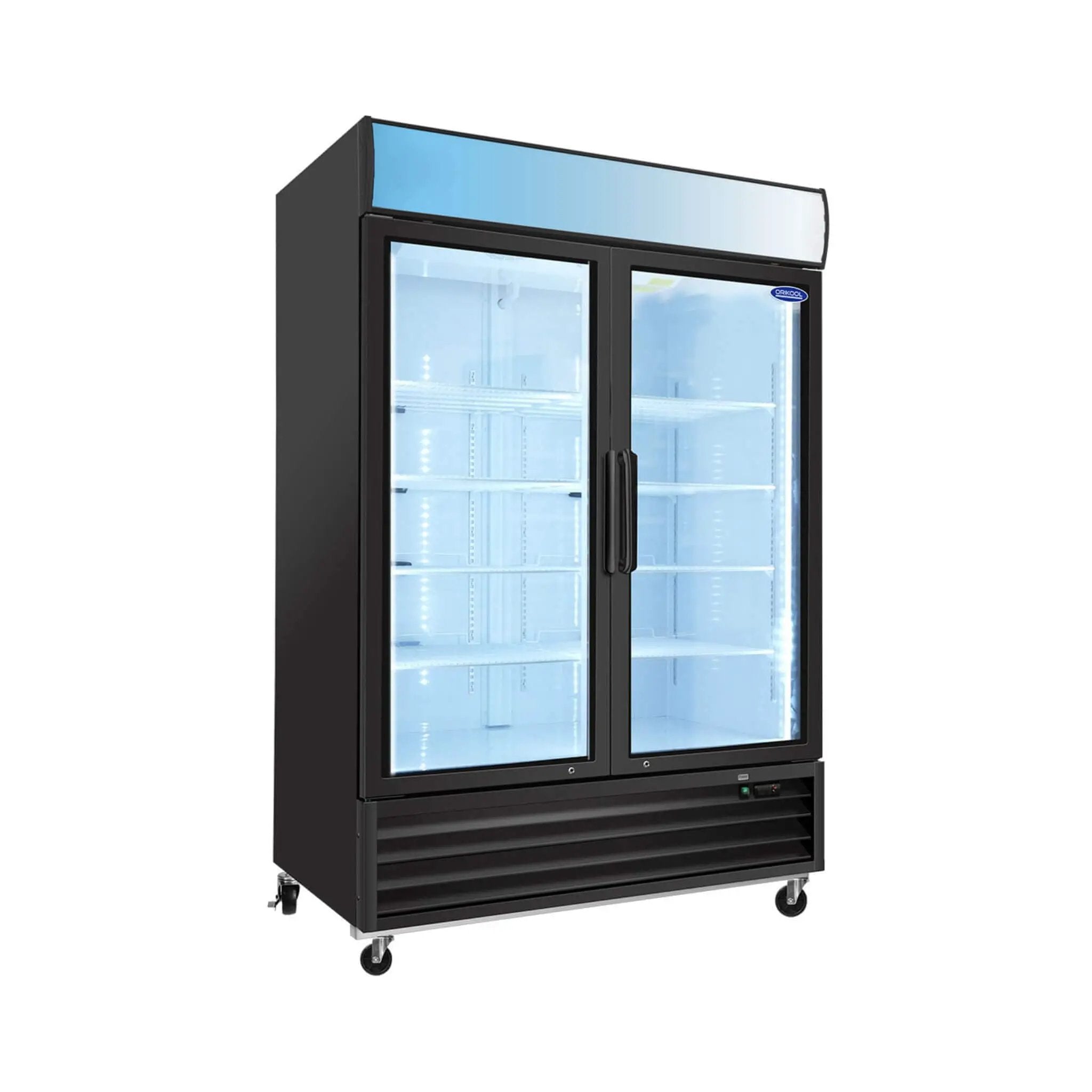 44.7 Cu.Ft Commercial Glass Door Merchandiser Freezer With LED Display (SAK39478) by SAKSBY WHOLESALE