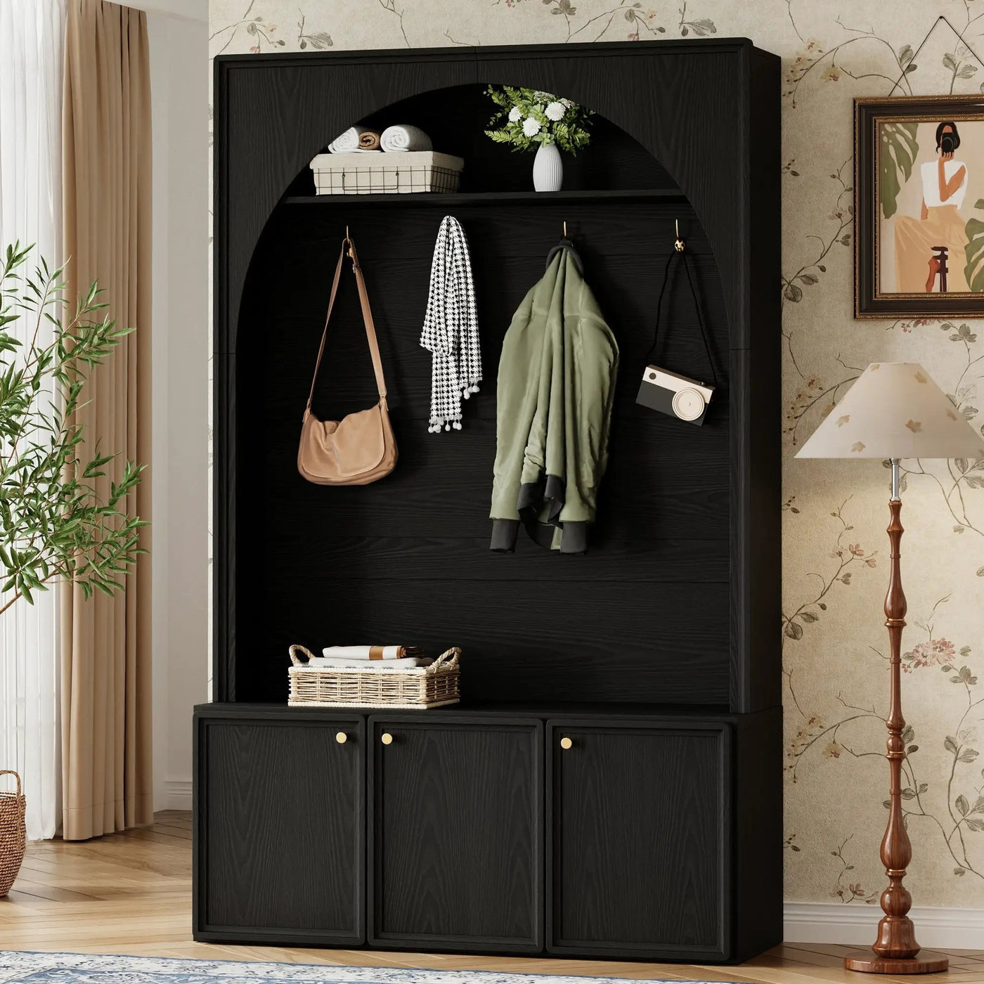 ON-TREND Farmhouse All-in-One Hall Tree by HouseOfZazla