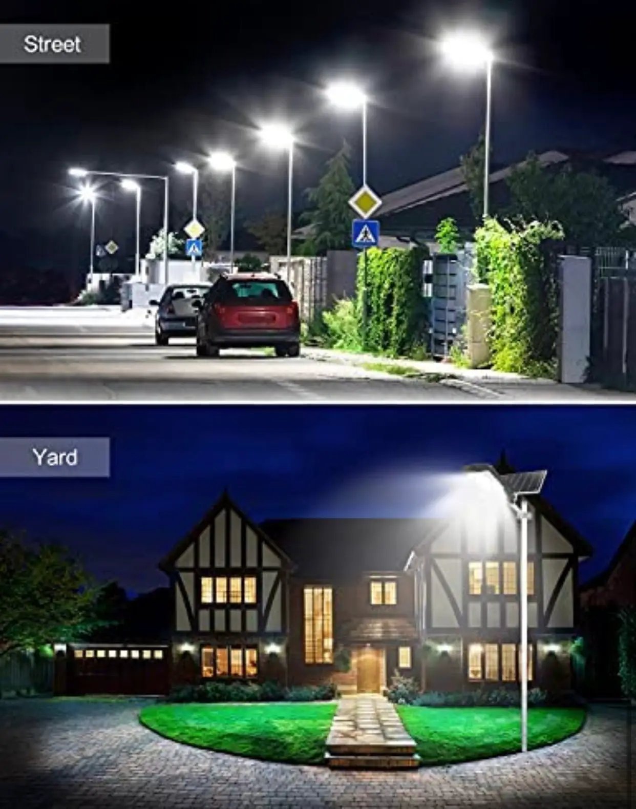 6400W Solar Street Light – 150,000 Lumens Commercial LED Parking Lot Light with Motion Sensor & Remote by Outdoor Solar Outlet