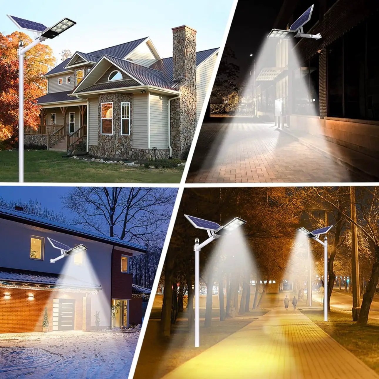6400W Solar Street Light – 150,000 Lumens Commercial LED Parking Lot Light with Motion Sensor & Remote by Outdoor Solar Outlet