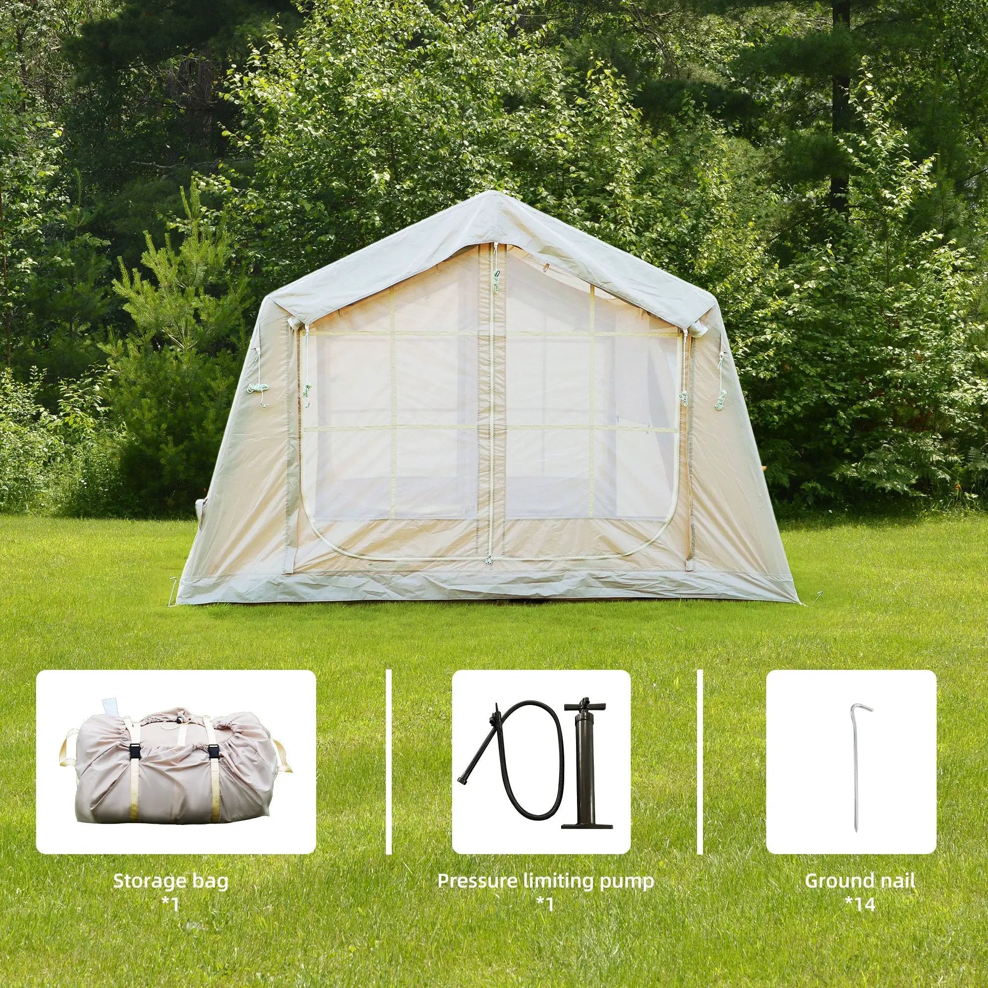 8 m² Inflatable Tents for Camping by HouseOfZazla