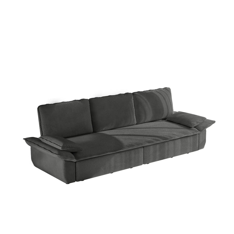 King Size Pull Out Sofa Bed, 3 In 1 Convertible Multifunctional by HouseOfZazla
