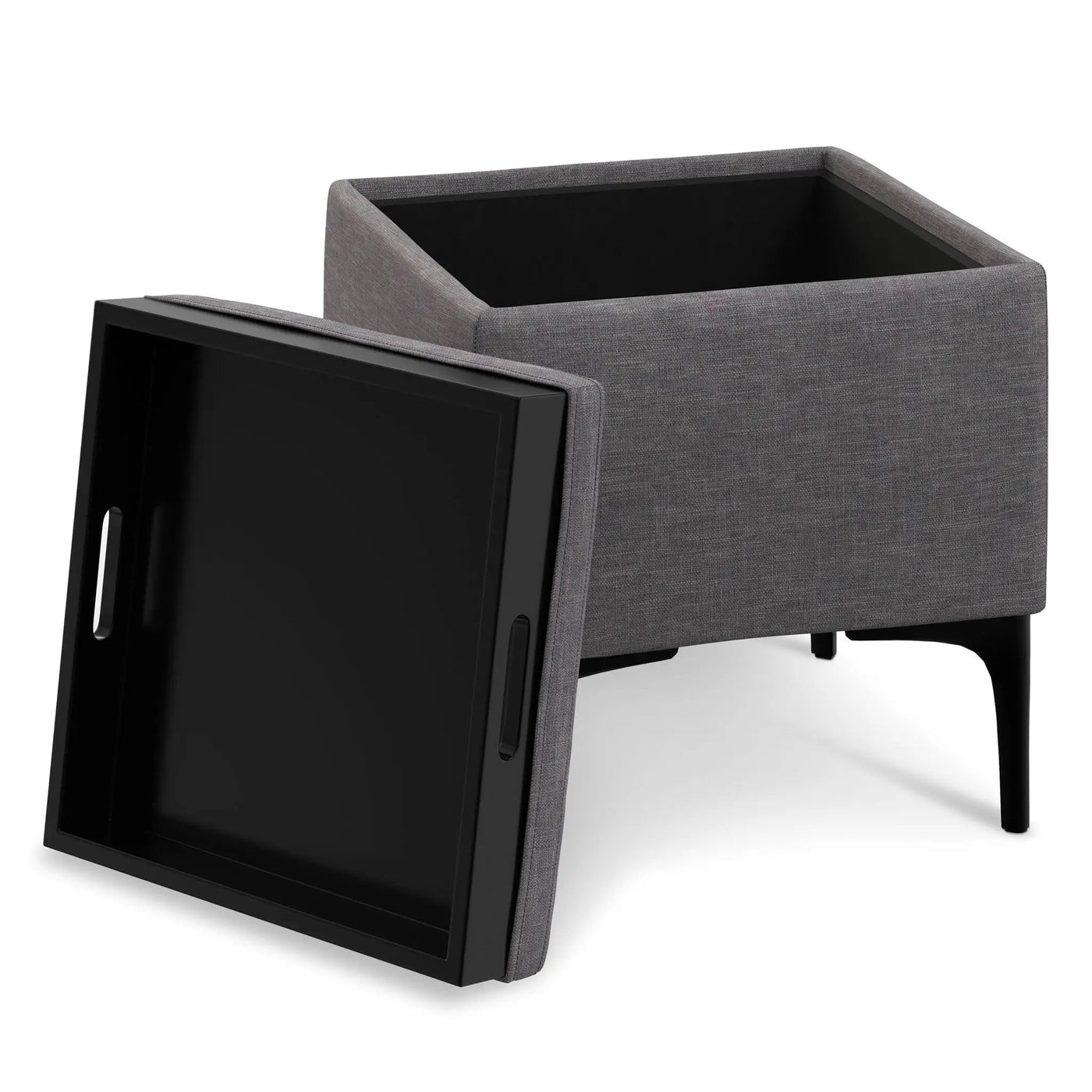 Natasha - Multifunctional Storage Ottoman With Tray by Unique Piece Furniture