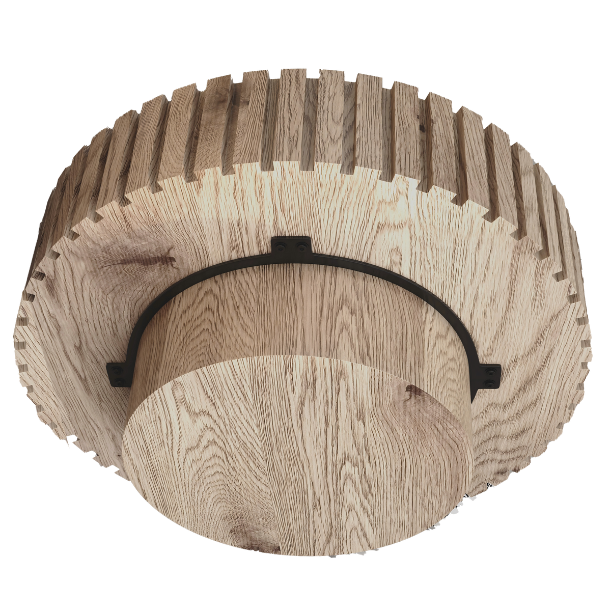 Modern Minimalist Circular Coffee Table 31.4'' by HouseOfZazla