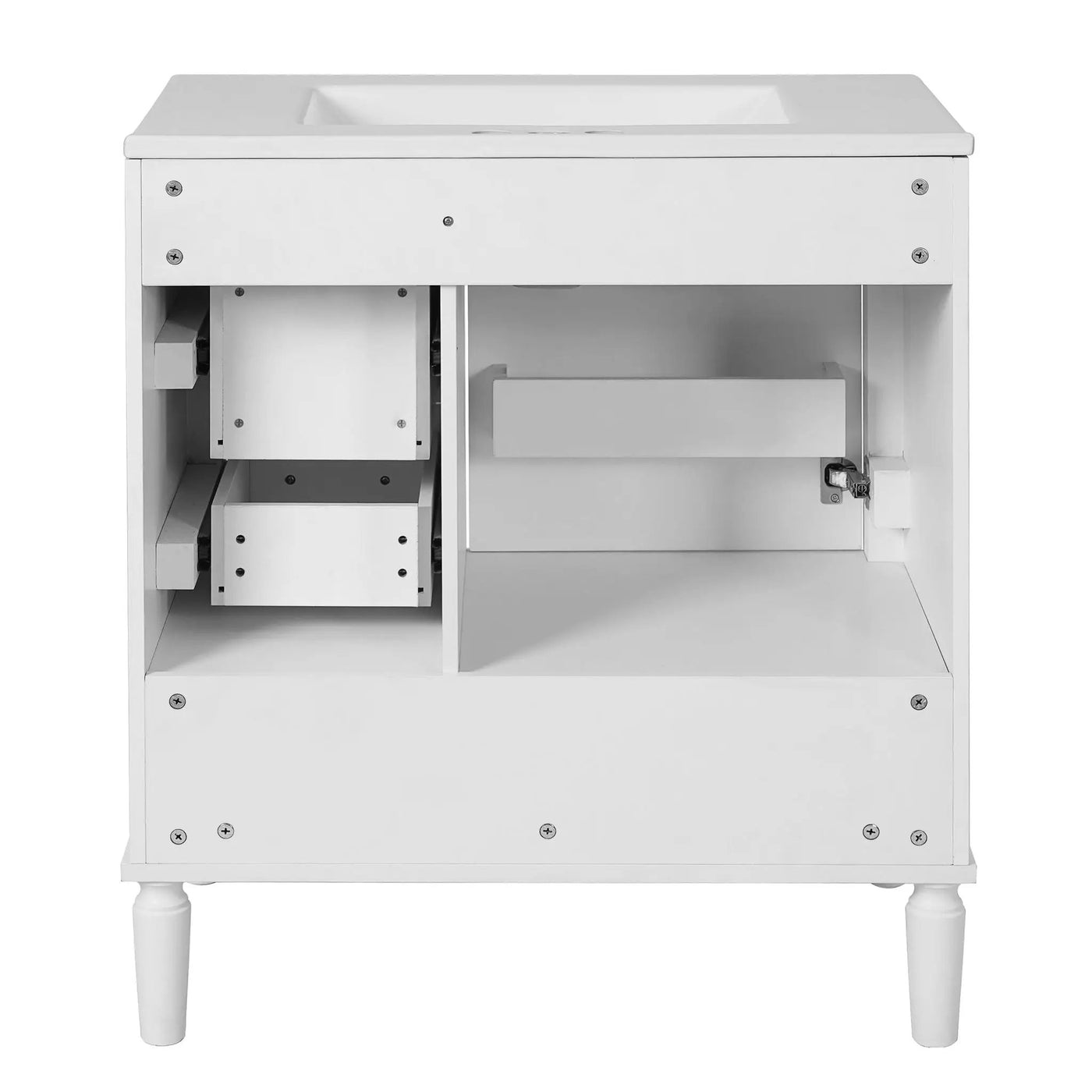 Traditional Bathroom Vanity Set With Soft Close Doors by HouseOfZazla